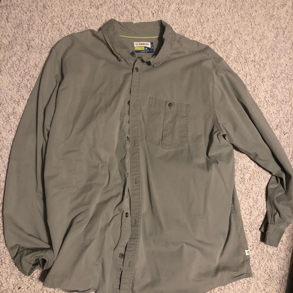 Magellan 3XL Loose Fit Long-Sleeve Shirt
